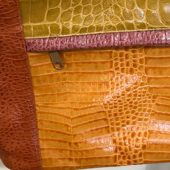 LIKE NEW! Women's Sharif Multicolored Skin Leather Purse - Picture 9 of 12